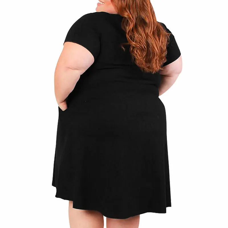 Lovemi -  Big size 9XL 2022 Summer Fat MOM Woman dress Loose plus size women clothing 9xl dress vestidos clearance sale