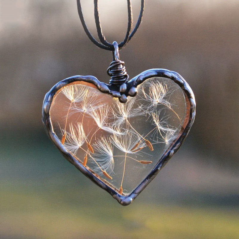 Lovemi -  Creative Dandelion Love Wish Necklace