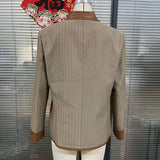 Retro Color Block Jacket