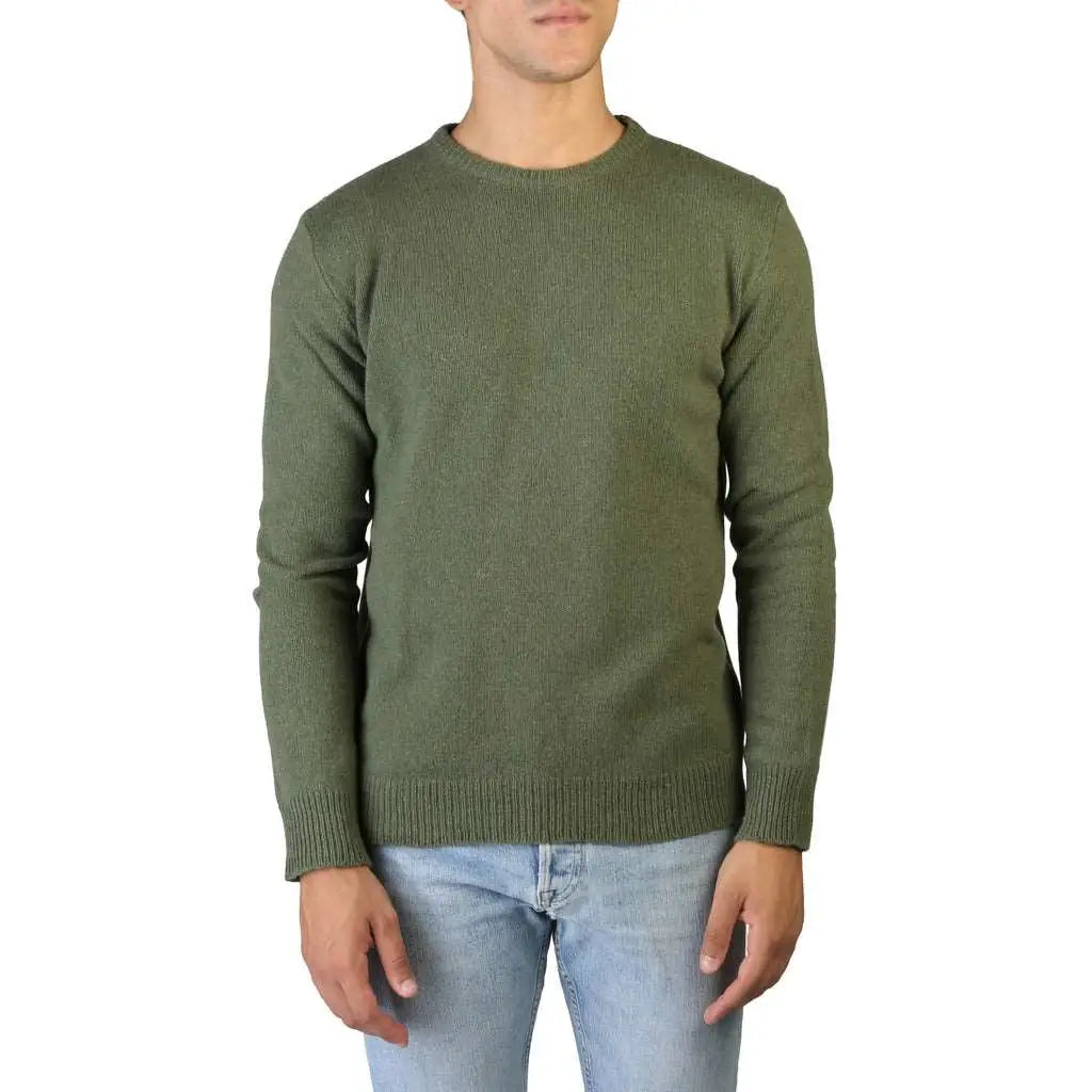 100% Cashmere - C-NECK-M - green-3 / S - Clothing Sweaters