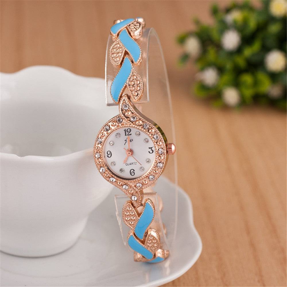 Lovemi -  Leaf bracelet quartz wrist watch