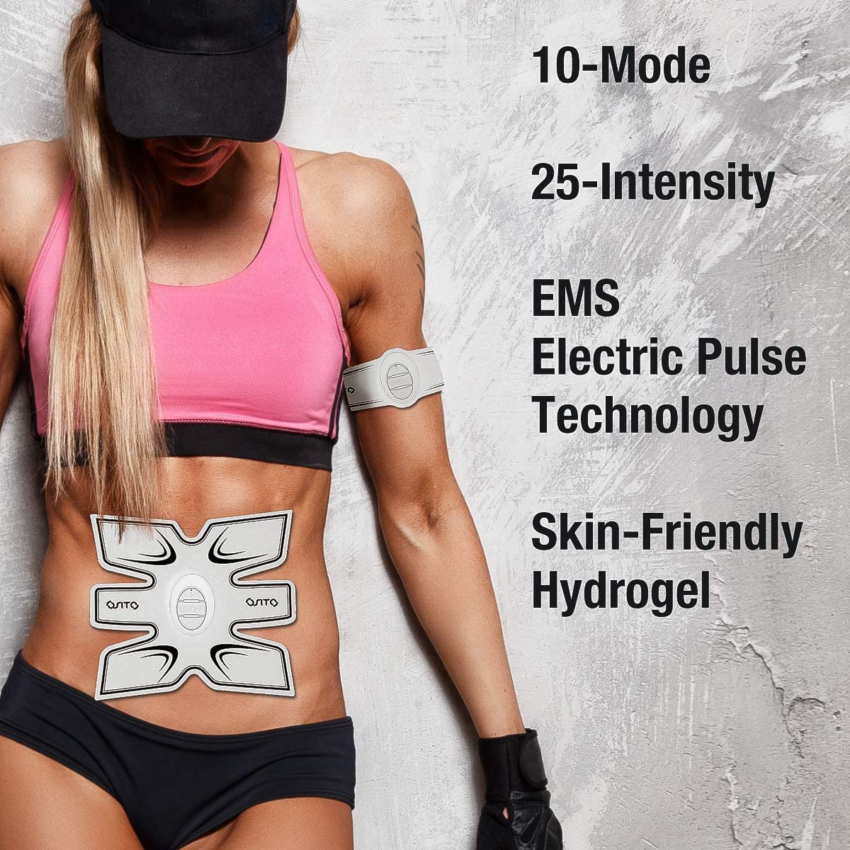 Lovemi -  OSITO 3Sets Massager Machine Stimulator Fitness Trainer Arm,Waist,Leg Abdominal