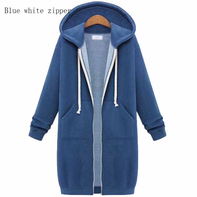 Hooded Fleece Longline Jacket
