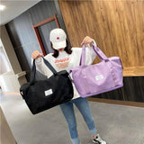 Lovemi -  Large Capacity Travel Bag Fitness Gym Shoulder Bag For Workout Yoga Outdoor