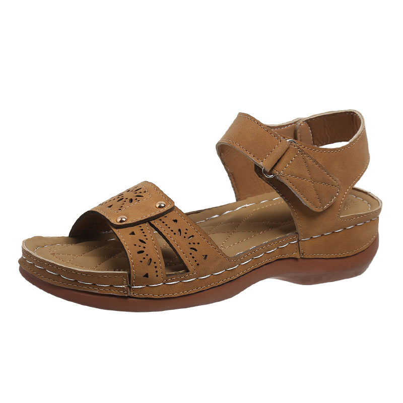 Lovemi -  Summer Wedge Roman Sandals