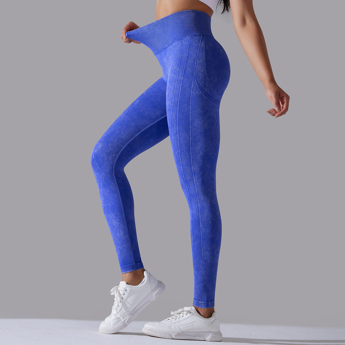 Knitted Seamless Yoga Pants Running Sports Fitness High Waist Butt Lifting Leggings Womens Clothing