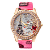 Lovemi -  Vintage Paris Eiffel Tower Women's Quartz Watch Women Girls Ladies Students Casual Wristwatch Relojes
