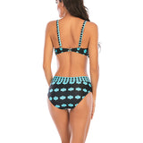 Lovemi -  New Printed Swimwear Colorful Pattern Swimwear with Chest Cushion No Steel Support Women's Swimwear Swimwear