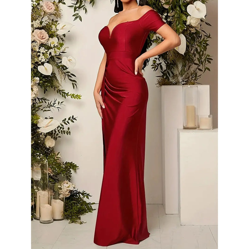 Off Shoulder Bodycon Gown