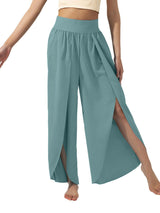 Lovemi -  Women's Fashionable All-match Slimming High Waist Slit Yoga Pants