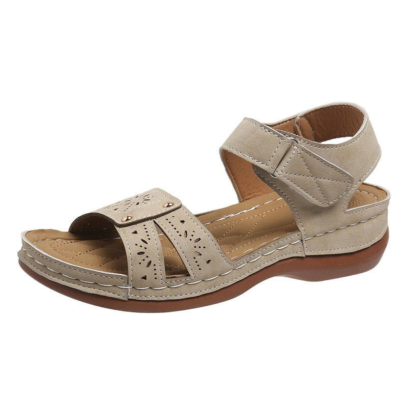 Lovemi -  Summer Wedge Roman Sandals