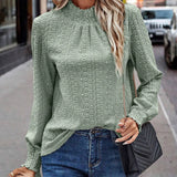 Textured Eyelet Blouse