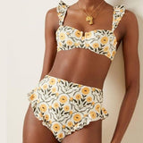 Lovemi -  Swimsuit Triangle Micro Bikinis Sexy Low Waist Tight Women's Bandage Thong Underwear Bra Summer Luxury Shorts Bourkini