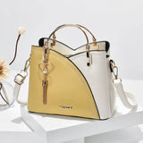 Lovemi -  Color Block Handbag Love Tassel Decor Crossbody Bags For Women