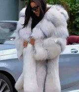 Chic Faux Fur Jacket for Ladies