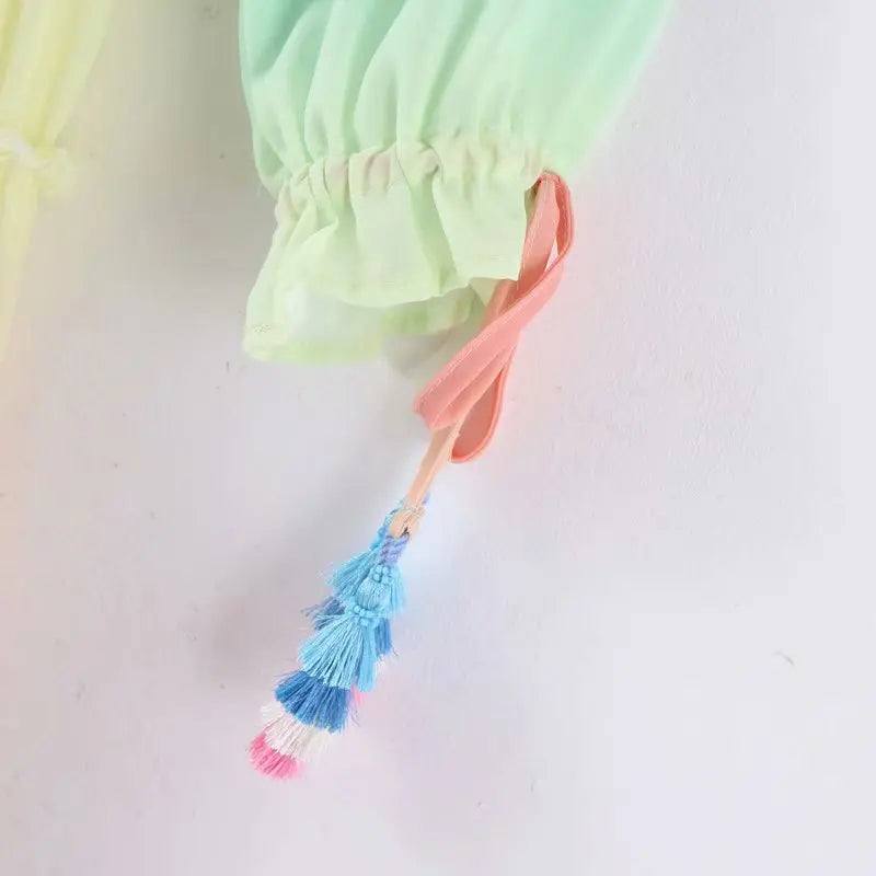 Lovemi -  Gradient Multicolor Summer Dress - A Romantic Boho Beach Delight