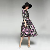 Lovemi -  2021 Spring Summer Jacquard Women Luxury Indie Folk Dress Brocade Ball Gown Dress Casual Evening Club Maxi Clothing