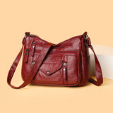 Soft Leather Large Shoulder Bag for Women