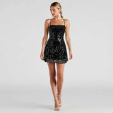 Sexy Strapless Sequin Gown