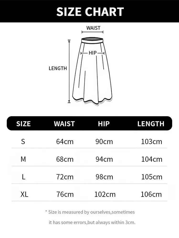 Lovemi -  Women's Black Elegant Satin Fashion Slim Skirts Four Seasons Casual High Waist Club Office Maxi Skirt