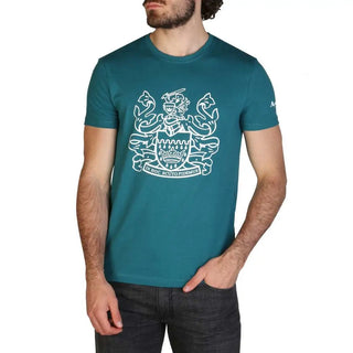 Aquascutum - QMT002M0 - green / S - Clothing T-shirts