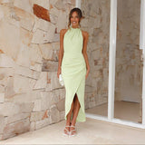Lovemi -  Women's Clothing High-end Halter Slim Fit Long Dress