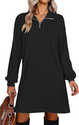 Chic Turtleneck Sheath Dress