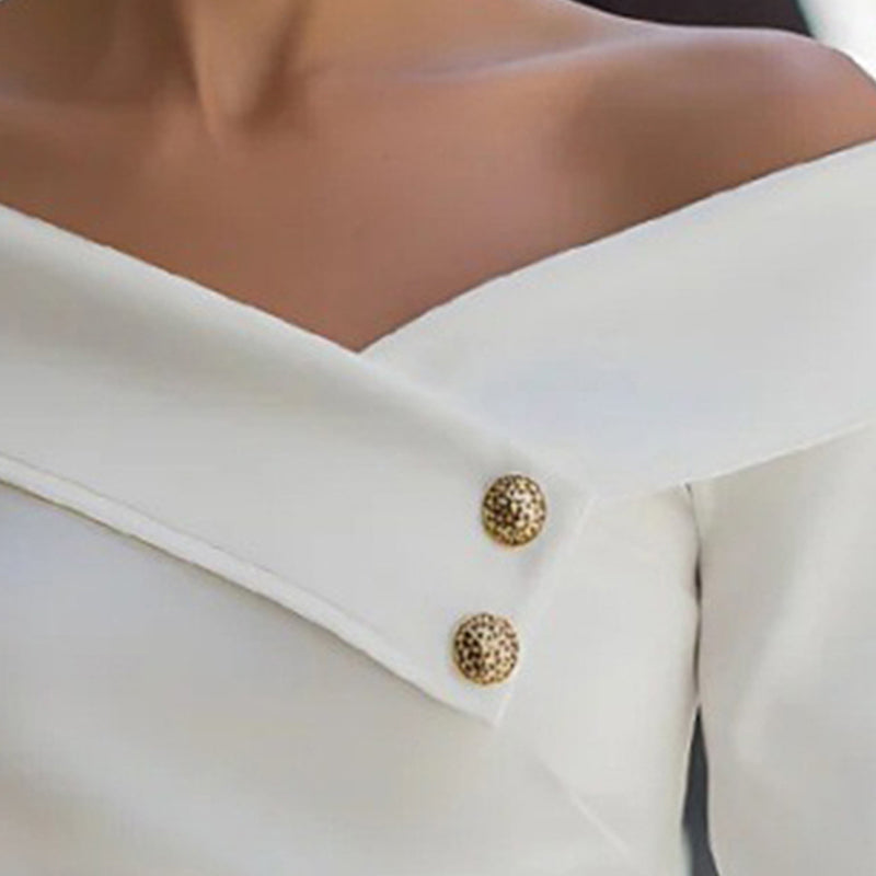 Off Shoulder Y2K Asymmetrical Top