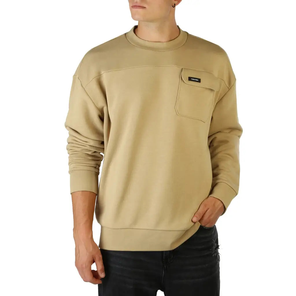 Calvin Klein - K10K109698 - brown / S - Clothing Sweatshirts