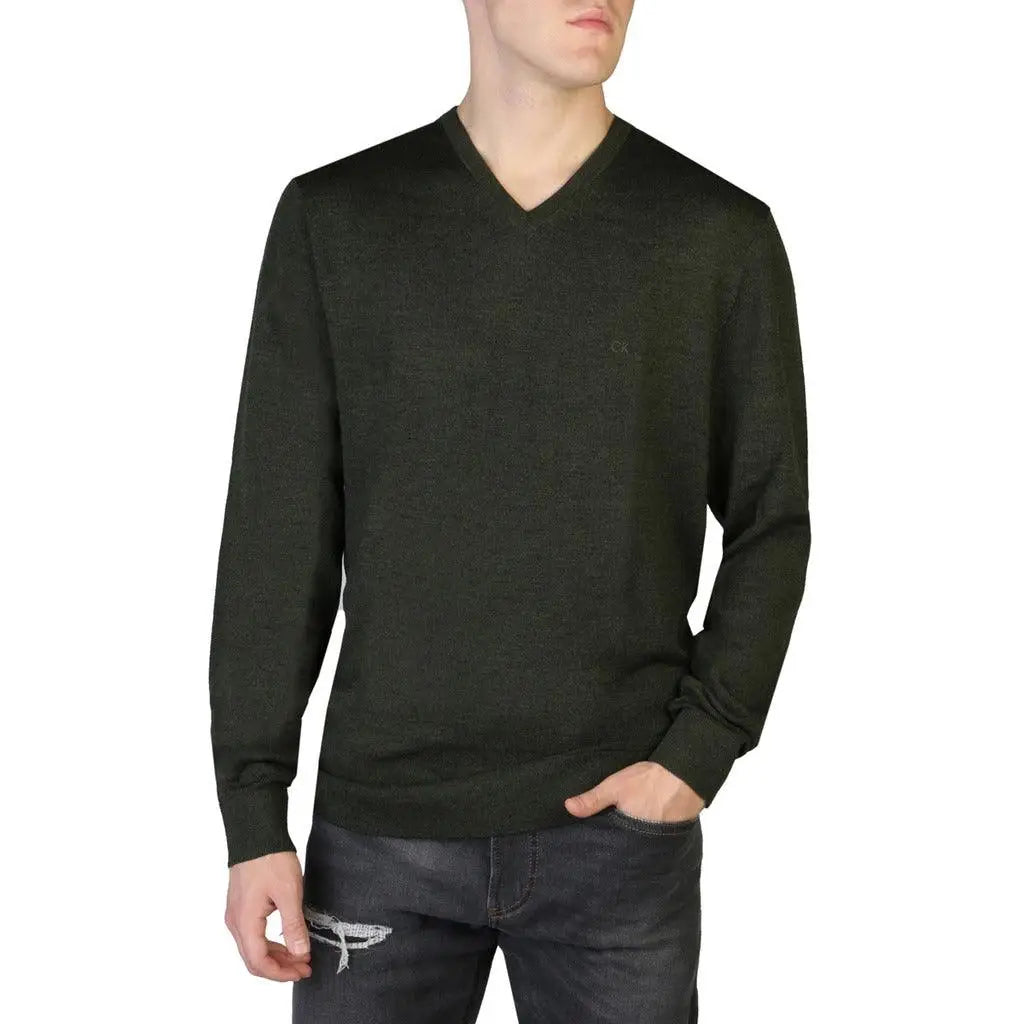 Calvin Klein - K10K110423 - green / S - Clothing Sweaters