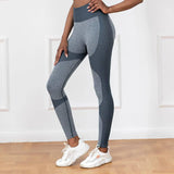 Lovemi -  Striped Printed Yoga Pants High Waist Seamless Leggings Stretch Butt Lift Quick-drying Running Sports Fitness Pant Womens Clothing