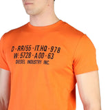 Diesel - T-DIEGO_S2 - orange / S - Clothing T-shirts