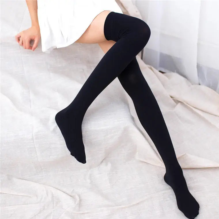 Lovemi - 120D Velvet Stockings Are Thinner Than The Knee -
