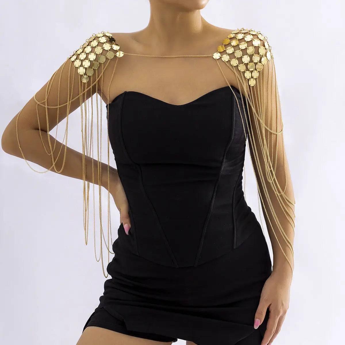 A Few Sequins Of Dramatic Body Chain Clothing-3