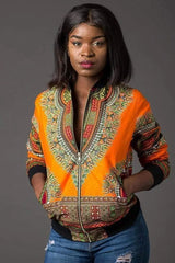 LOVEMI - African printed short coat women