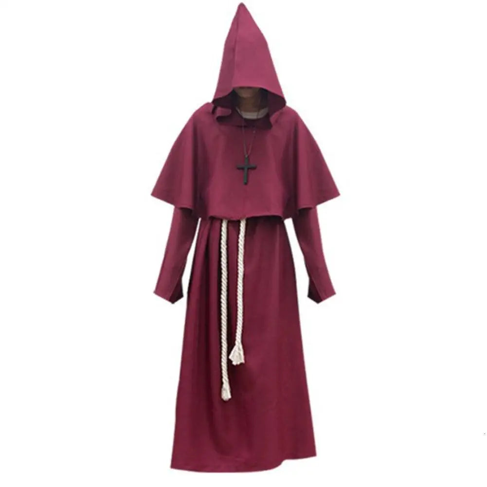 LOVEMI - Ancient Costume Medieval Priest Robe
