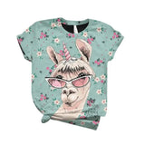 LOVEMI - Animal 3D digital print T-shirt