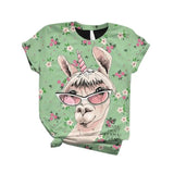 LOVEMI - Animal 3D digital print T-shirt