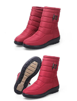 Antiskid Waterproof Women Fashion Boots - Red / 37 - Boots