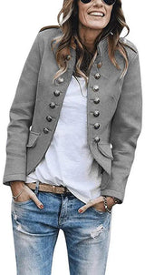 LOVEMI - Autumn and winter fashion button blazer