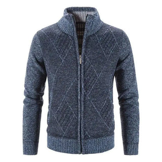 LOVEMI - Autumn & Winter Men Sweater Jackets Cross-Line Zipper Slim