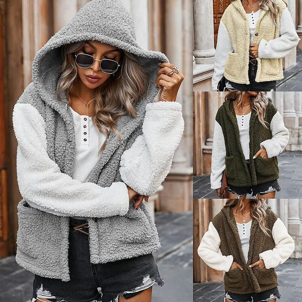 LOVEMI - Autumn/winter matching hooded coat