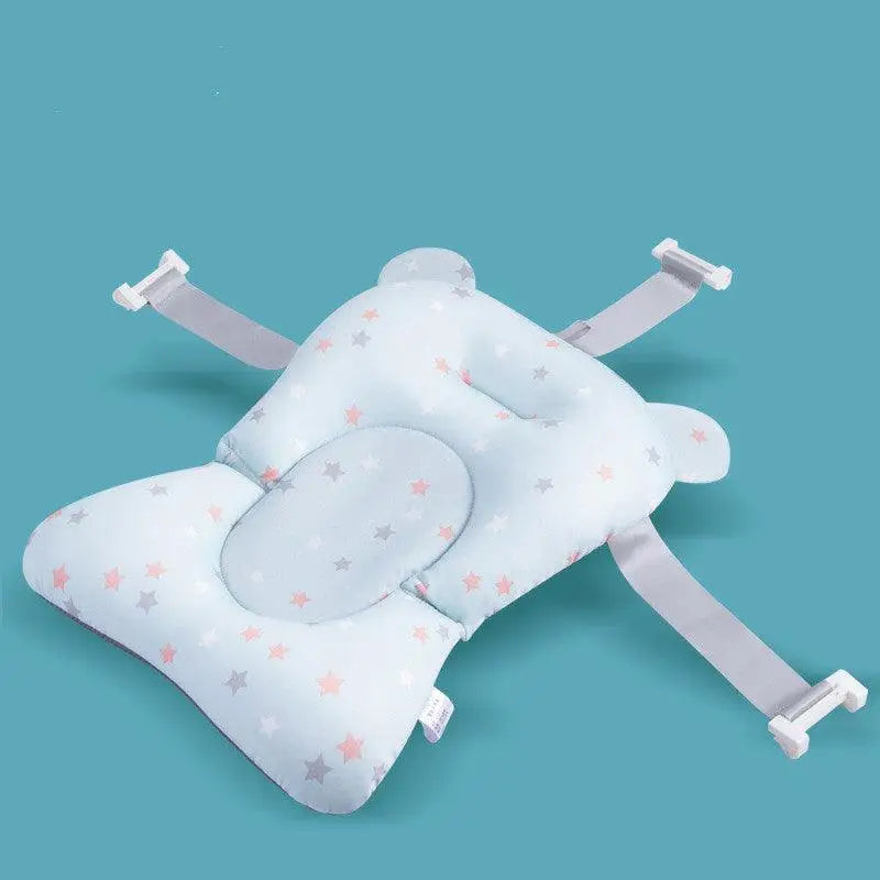 LOVEMI - Baby Bath Seat Support Mat Foldable Baby Bath Tub Pad &