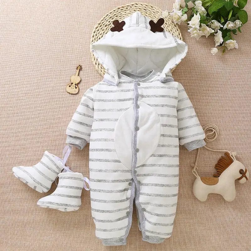LOVEMI  Baby clothing 12 / 90cm Lovemi -  Warm Thick Baby Jumpsuit Newborn Climb Clothes