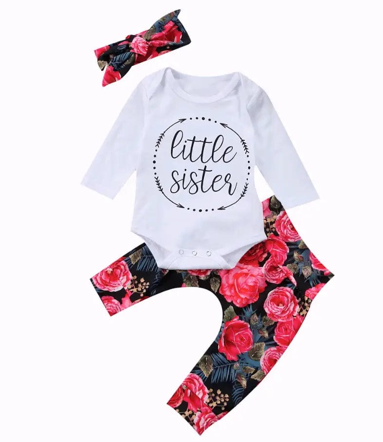 LOVEMI  Baby clothing Flower / 100cm Lovemi -  Girls Autumn New Style Clothing Set Baby Cotton Long-sleeved