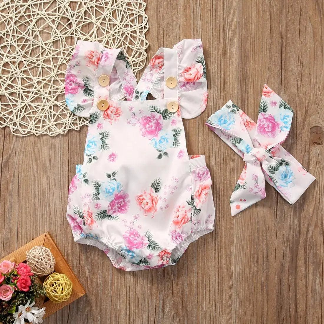 LOVEMI  Baby clothing Lovemi -  Floral Ruffled Set Infant Casual Trend Cute Little Floral