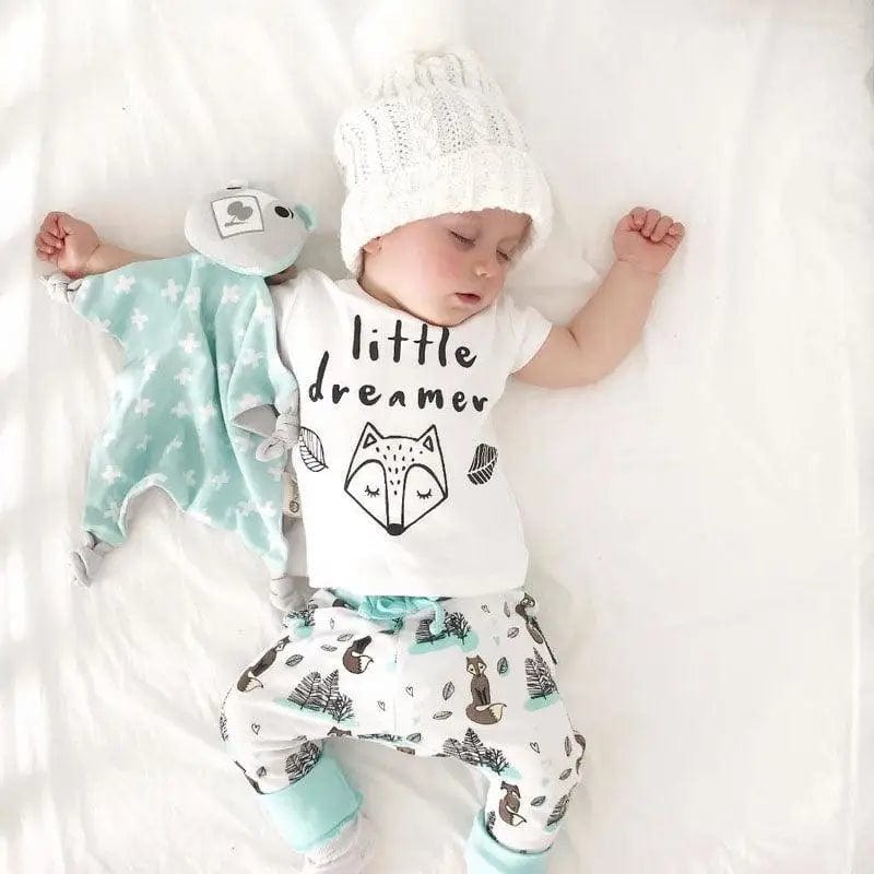 LOVEMI  Baby clothing Lovemi -  Newborn Baby Clothes Set T-shirt Tops+Pants Little Boys and