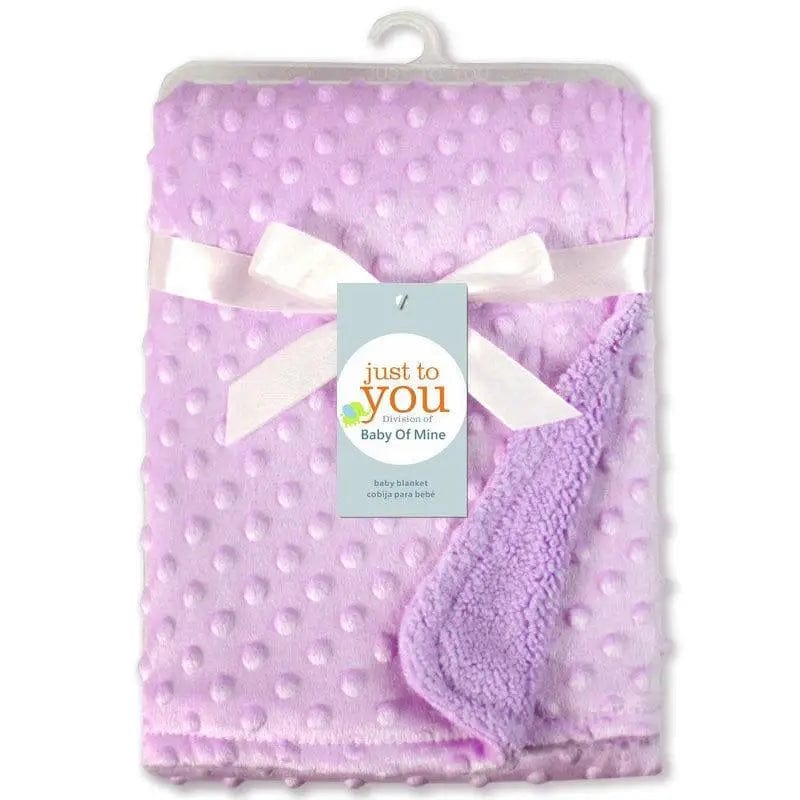 LOVEMI  Baby clothing Purple / 102x76cm Lovemi -  Polar Dot Baby Blanket Blanket Newborn Baby Swaddle Wrap