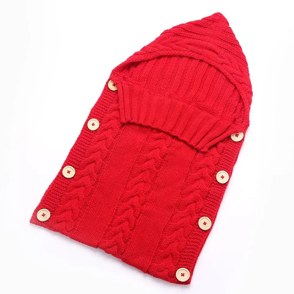 LOVEMI  Baby clothing Red Lovemi -  Knitted Baby Sleeping Bag