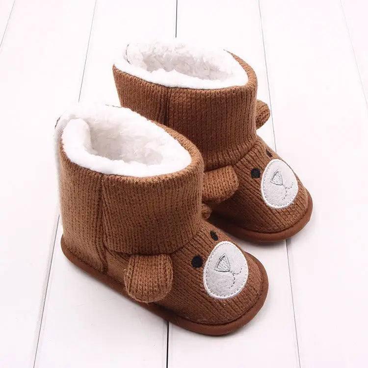 Baby shoes toddler shoes-Brown-2